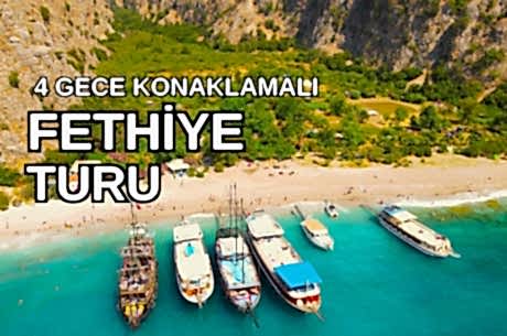 Fethiye Turu / 4 Gece 5 Gün / Ölüdeniz Doğa Otel Konaklamalı / İstanbul Kalkışlı